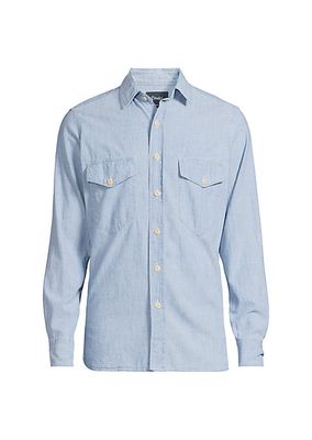 Cotton Chambray Work Shirt