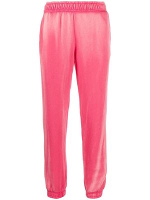 Cotton Citizen Brooklyn velvet track pants - Pink