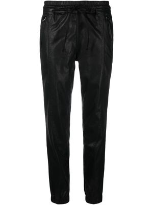 Cotton Citizen drawstring-waist tapered trousers - Black