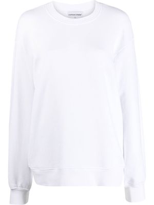 Cotton Citizen drop-shoulder cotton sweatshirt - White