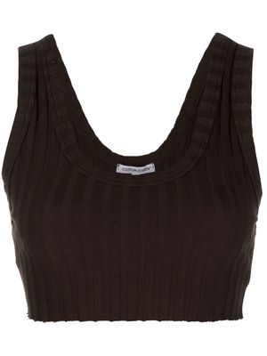 Cotton Citizen ribbed-knit tank top - Brown