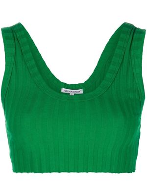 Cotton Citizen ribbed-knit tank top - Green
