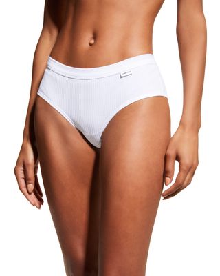 Cotton Comfort Ribbed Hipster Brief