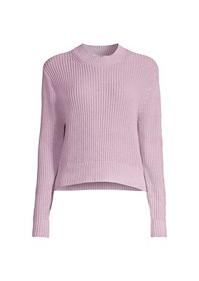 Cotton Crewneck Pullover Sweater