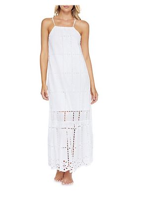 Cotton Eyelet Maxi Dress