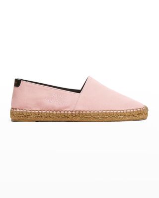 Cotton Flat Espadrille Loafers