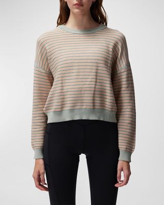 Cotton Gemma Easy Crewneck Sweater
