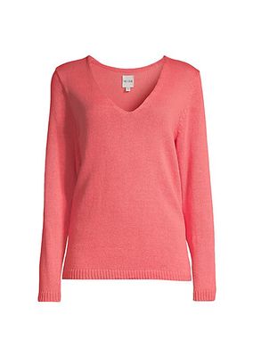 Cotton V-Neck Sweater