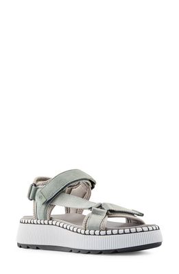 Cougar Spray Water Resistant Platform Sandal in Jade 