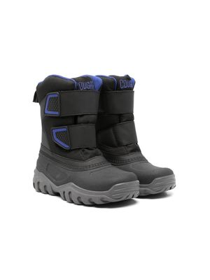 Cougar touch-strap fleece snow boots - Black