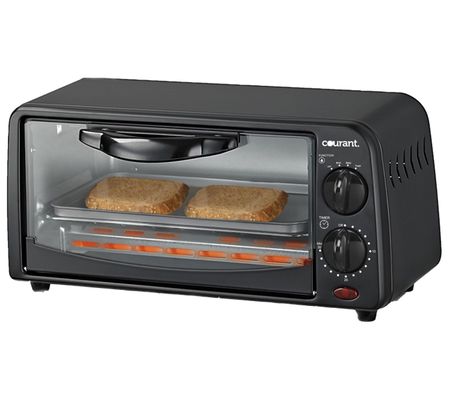 Courant 2-Slice Compact Toaster Oven, Toast, Ba ke, and Broil
