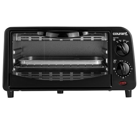 Courant 4-Slice Countertop Toaster Oven, Toast, Bake, & Broil