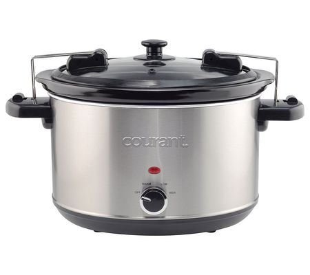 Courant 6-qt Locking Slow Cooker - Stainless St eel