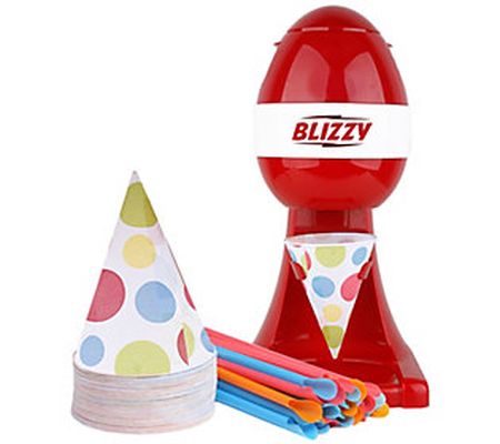Courant Blizzy Snow Cone Maker with Paper Cups and Straws
