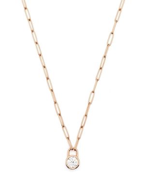 Courbet 18kt recycled rose gold diamond necklace - Pink