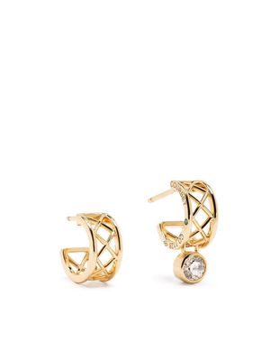 Courbet 18kt recycled yellow gold diamond earring