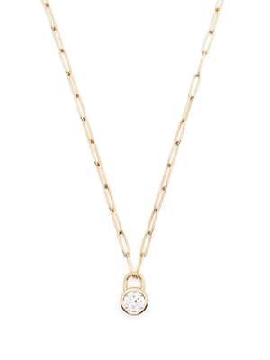 Courbet 18kt recycled yellow gold diamond necklace