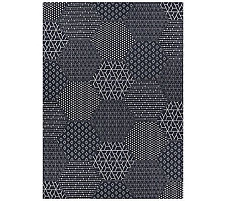 Couristan Afuera Anode Current 5'3" x 7'6" Indo or/Outdoor Rug