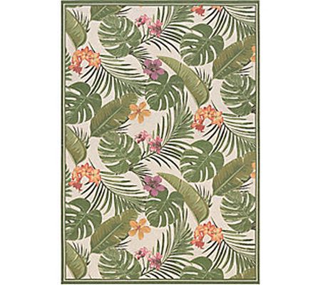 Couristan Dolce Flowering Fern 4' x 5'10" Rug