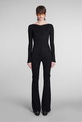 Courrèges Suit In Black Viscose