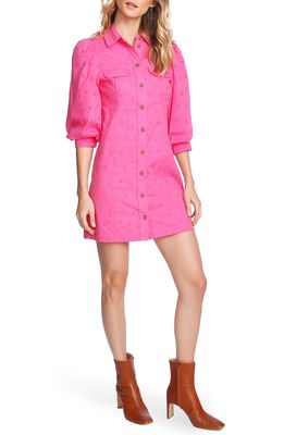 Court & Rowe Eyelet Shirtdress in Vineyard Pink