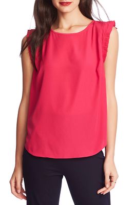 Court & Rowe Pintuck Pleat Blouse in Pink Obsession