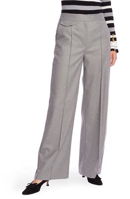 Court & Rowe Pintuck Wide Leg Trousers in Silver Heather