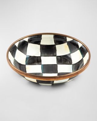 Courtly Check Enamel Small Dish