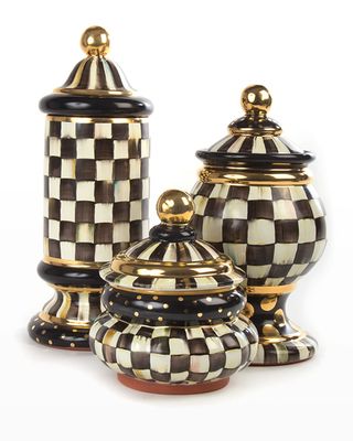 Courtly Check Groovy Canister