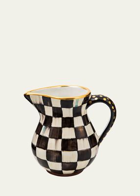 Courtly Check Portly Pitcher, 52 oz.