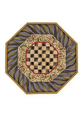 Courtly Check Rug Octagon