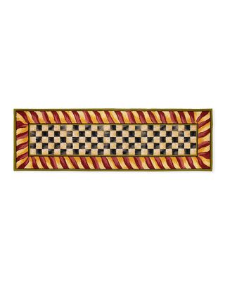 Courtly Check Runner, 3' x 8'