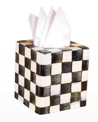 Courtly Check Tissue Box Cover
