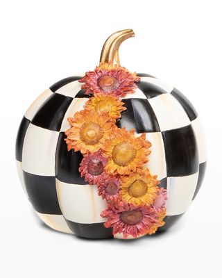 Courtly Check Woodland Mums Pumpkin