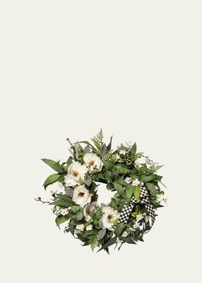 Courtly Peony Wreath