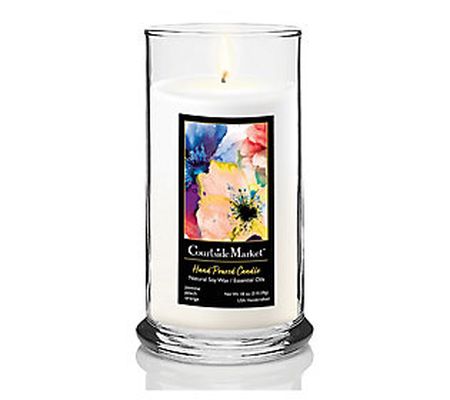 Courtside Market Color-Flowers II Status Candle Glass 18 oz.