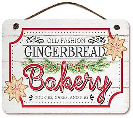 Courtside Market Gingerbread Bakery 12x16 Hangi ng Sign