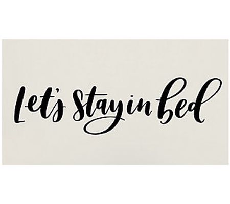 Courtside Market Let's Stay In Bed 40x60 Decal