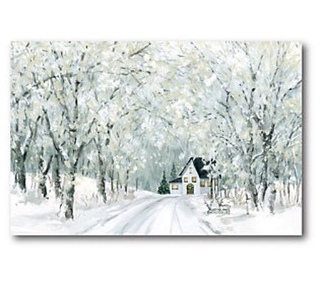 Courtside Market Winter Wonderland 12" x 18" Ca nvas Wall Art