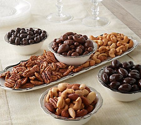 Coyote Song Farms 2 lbs. of Deluxe Mix Nuts & Chocolate Tray