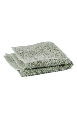 Coyuchi Air Weight Set of 6 Organic Cotton Washcloths in Jade