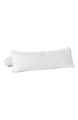 Coyuchi Relaxed Organic Linen Pillow Cover in Alpine White