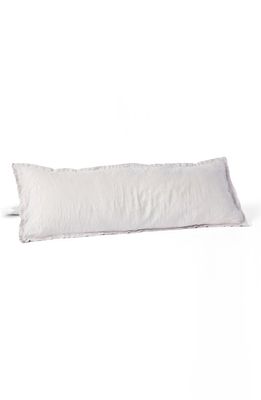 Coyuchi Relaxed Organic Linen Pillow Cover in Fog