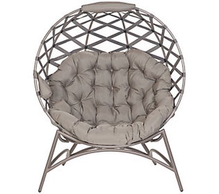 Cozy Ball Chair in Crossweave Sand by Flower Ho use
