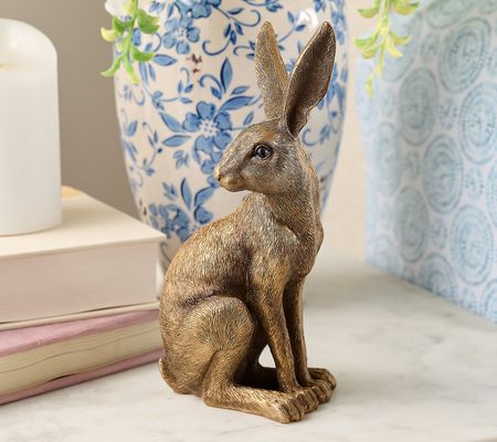 Cozy Cottage by Liz Marie 8.74" Resin Standing Bunny