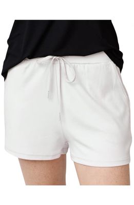 Cozy Earth Pajama Shorts in Light Grey 