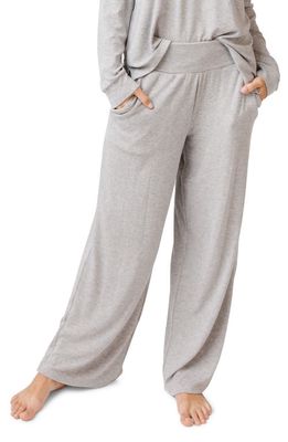 Cozy Earth Rib Pajama Pants in Grey 