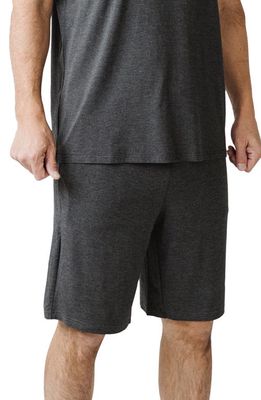 Cozy Earth Stretch Lounge Shorts in Charcoal