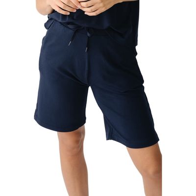 Cozy Earth Ultrasoft Bermuda Pajama Shorts in Navy 