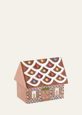 Cozy Gingerbread House Figurine